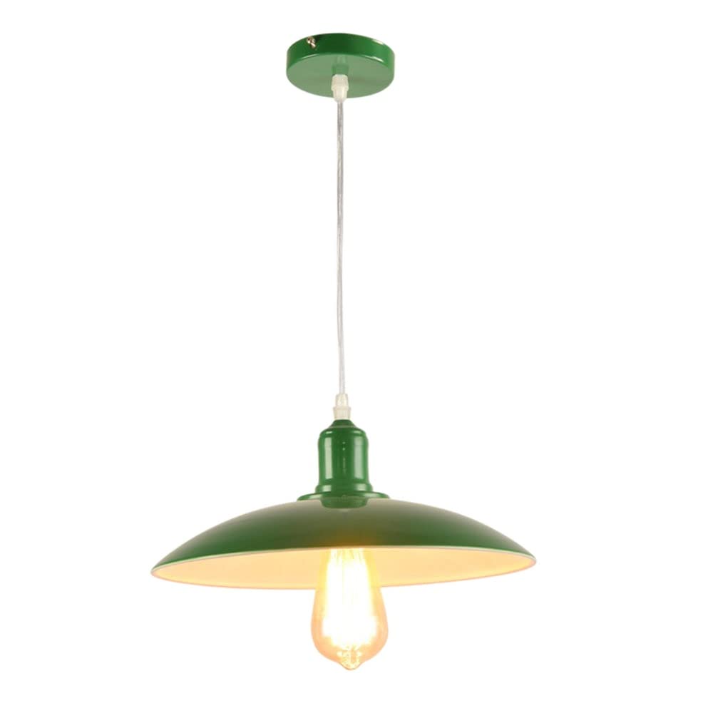 STVDEDG Colorful Farmhouse Pendant Light Nordic Macaron Style Lamp Chandelier E27 Source Single Head Hanging Lamp Personalized Pastoral Hanging Lighting Fixture for Loft Coffee Kitchen Island