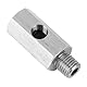 Turbo Öldrucksensor Adapter, Turbo-Versorgungsleitungs-Messschlauch T Edelstahl-Fitting-Stecker auf Buchse 1/8 Zoll auf M12X1.5-Adapter Turbo-Öldrucksensor-Versorgungsleitungs-Messgerät