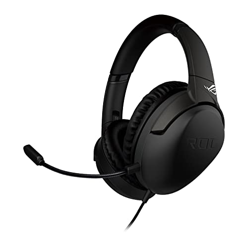 ROG Strix Go Wired Gaming Headset (AI Noise-Canceling Mic, Discord Certified Mic, 40mm Drivers, Hi-Res Audio, USB-C, Lightweight, For PC, Mac, Switch, PS4, PS5 and Mobile Devices)- Black - Cuffia gaming - Immagine 2