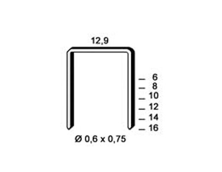 Alsafix - 9 000 punti metallici zincati PM-10