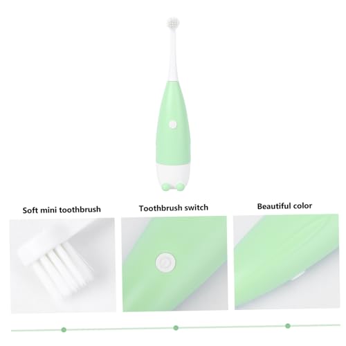 SOESFOUFU elektrische zahnbürste für kinder elektrozahnbürsten kinder Kinderzahnbürste mit Batterie Kinderzahnbürste mit wasserdichtem Design Elektrische Zahnbürste für Kleinkinder – Bild 4