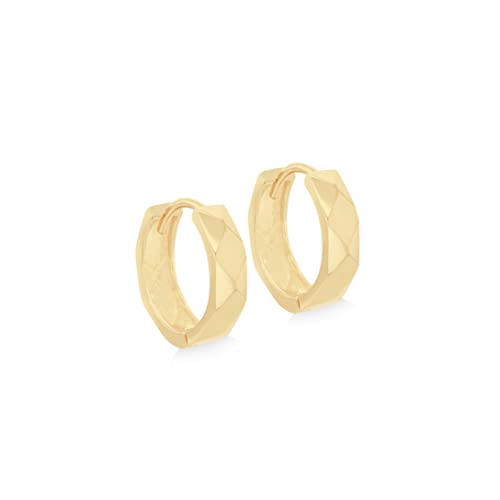 Créoles facettées or jaune 9k Carissima Gold, le cadeau idéal pour femme