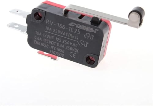 Interrupteur de fin de course RV-166-1C25 lot de 5 pièces micro-rupteurs