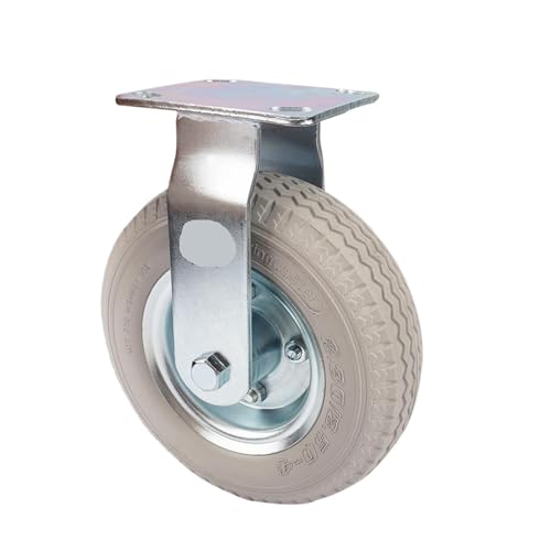 Roue gonflable sans poussée de 8 pouces pour chariots de jardin et ateliers