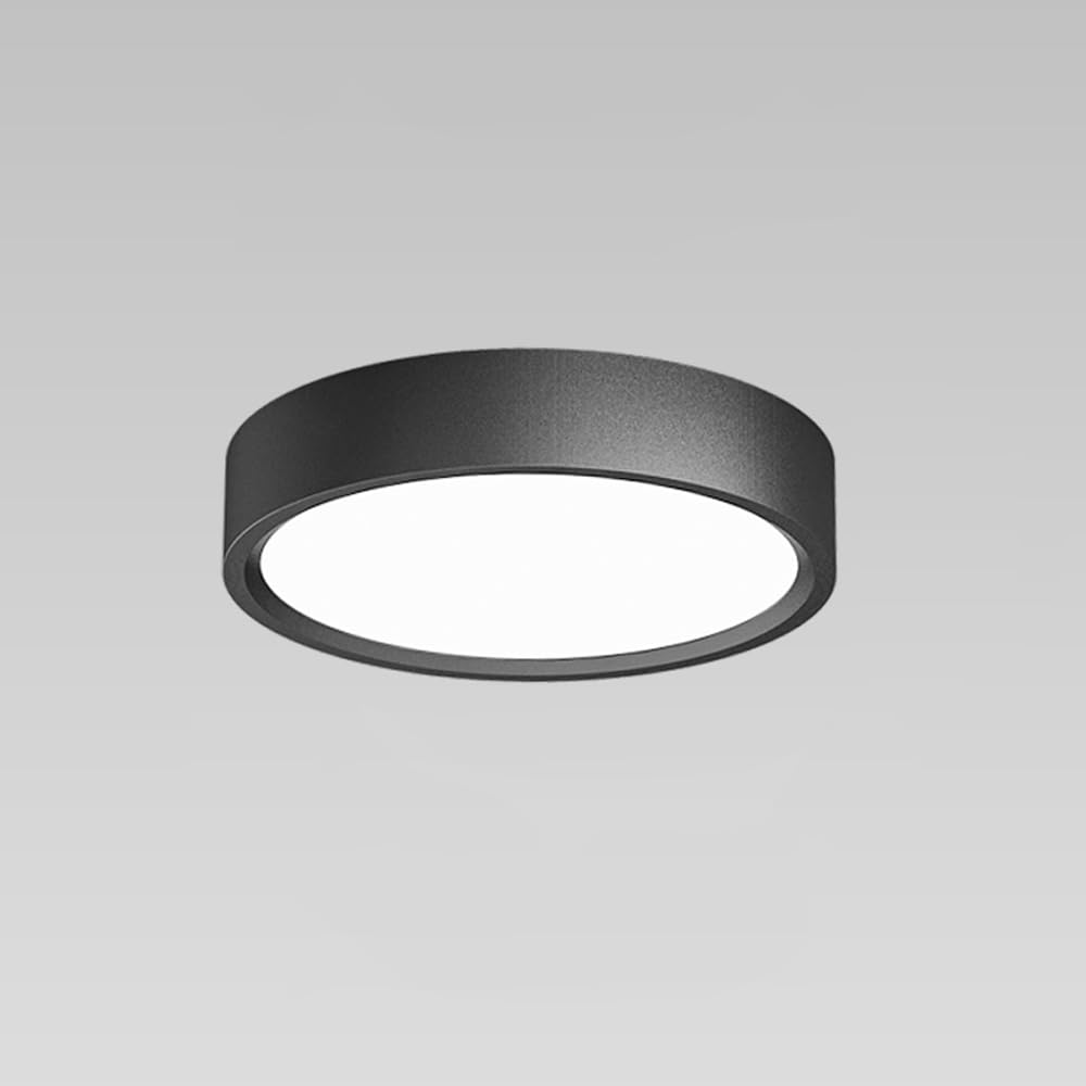 Zawieszenie LED 5,5 cala 24 W Disk LED Światła Nowoczesne Wnętrze Ultra-Cienkie Downlights Czarne wpuszczane Sufitowe Downlight okrągłe aluminiowe reflektory 6000 K Światło dzienne Nie Bądź