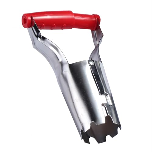 TopHomer Fioriera per bulbi, trapiantatore per piantine da giardino, con rilascio automatico per scavare/riempire il terreno