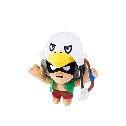Brawl Stars BO Plushies, bambola giocattolo con licenza ufficiale P.M.I. Supercell, altezza 16,5 cm, regalo per giocatori, da collezione