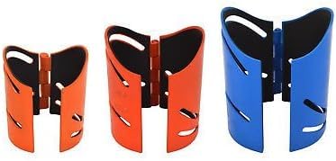 Image of 3 Piece Magnetic Metal Pipe Cutting Guide, Steel Includes Sizes: 1-7/8", 2-3/8", 2-7/8" Cuts at 45°, 90°, 22.5°, and saddle cut