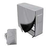 UTILISATIONS POLYVALENTES Housse de rangement pliable anti-poussière : Notre Housse de rangement pliable anti-poussière a un design élégant et simple qui s'adapte à presque toutes les décorations intérieures et offre de la place pour des chaises pliantes de différentes tailles, qu'il s'agisse d'une chaise longue d'extérieur ou d'un lit d'intérieur.