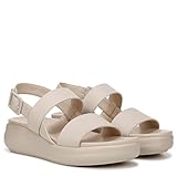 Naturalizer Womens Coast Platform Slingback Flat Sandal Porcelain White 8.5 M