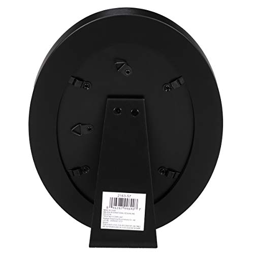 Malden International Designs Classic Oval Black Wood Picture Frame, 5X7, Black #TOP4