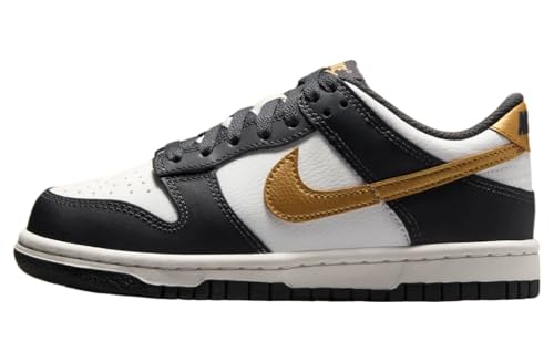 DUNK LOW (GS) 'SUMMIT WHITE/METALLIC GOLD'