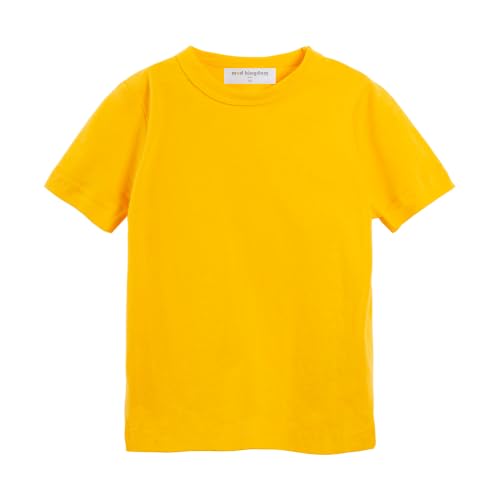 Image of Mud Kingdom T-Shirt for Boys Short Sleeve Plain Cotton Classic Summer Casual Stripe