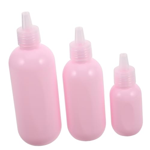 BIUDECO 3 piezas Botellas de Viaje Rellenable Envases Vacíos para Loción y Champú Compacto y Diseño Exprimible Prueba de Fugas para Viajes y Diario