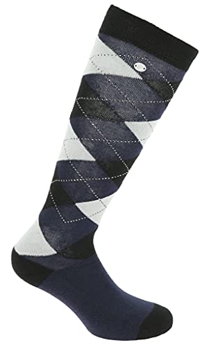 Chaussettes Girly EQUITHEME Marine Bleu Ciel taille 39-41 vêtement équitation femme