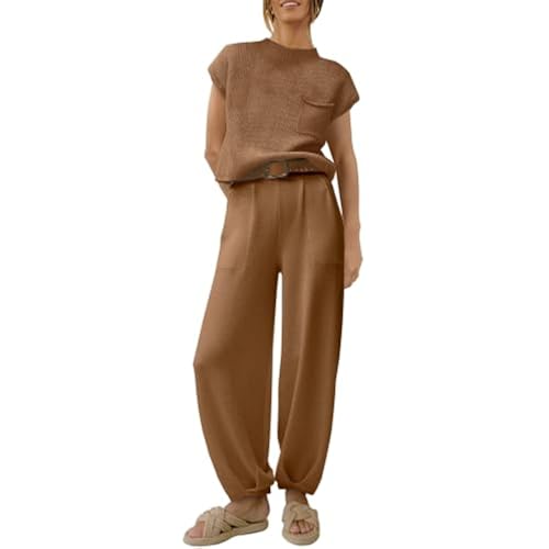 ANRABESS Two Piece Sets for Women Lounge Airport Outfits