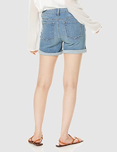 [Amazon Essentials] デニムショートパンツ ミッドライズ レ