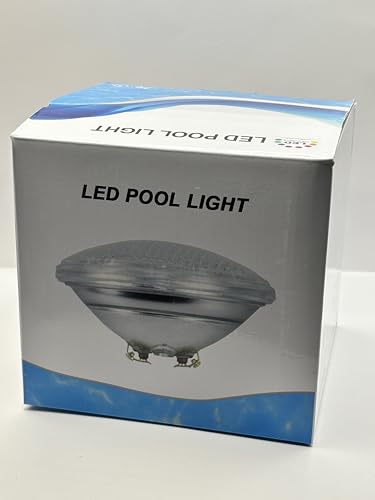 Par56 LED Underwater Pool Lights, 35W, 12V AC/DC, Warm White IP68 Replacement for Halogen 300W Screw Terminal Connection