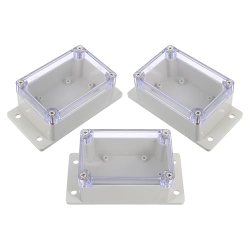 Boîtes de jonction étanches pour éclairage de jardin CHILDWEET en plastique transparent lot de 3