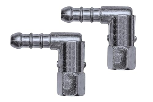 Image of Sun flash 360 Revolving /Rotating Nozzle Head for Gas Stove Hose Pipe Connection | Fits All Gas Stoves | Ghumta Nipple Elbow Joint, Combo Pack of 1 Nozzle (4pc, Aluminum). (Pack OF 2)