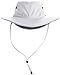 Coolibar UPF 50+ Men's Leo Shapeable Wide Brim Hat - Sun Protective (Large/X-Large- White/Carbon)