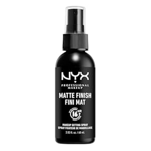NYX Professional Makeup Setting Spray for Face, Matte Setting Spray, Up to 16 Hour Makeup Wear, Long Lasting Shine Free Finish, Lightweight, Regular 60ml
