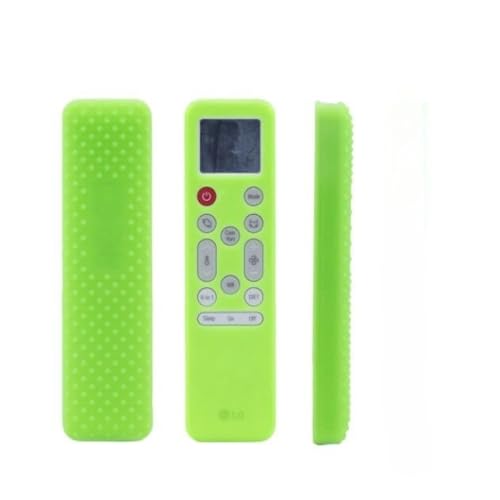Image of Silicone Cover Compatible with LG Smart /Dual Inverter Air Conditioner Remote Control, Shockproof, Stylish, Easy to find in Darkness - Glow in Dark Green-2