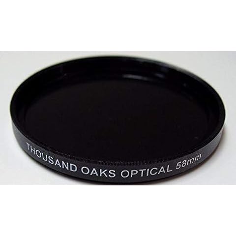 58 mm Black Polymer Solar Filter for Cameras Cover