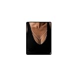 Cubahop BH Bikini Kette Brust Kette Harness Körper Sommer Strand Nachtclub Schmuck Einstellbar für Frauen und Mädchen (Silber)