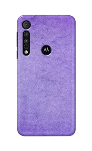 Image of Plain Purple Hard Back Case Cover for Motorola One Macro Back Cover -(J5) VNS2226