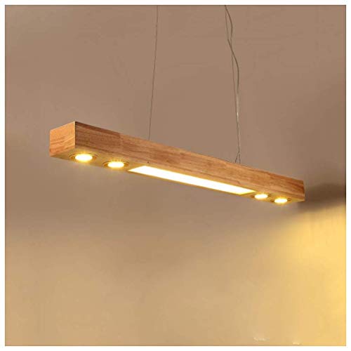 Lustre en bois pour bureau et étude favorisant la concentration avec source LED - 3