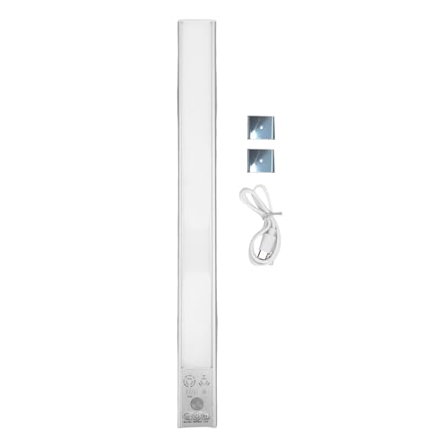 Luz debajo del gabinete con sensor de movimiento recargable 40cm plata