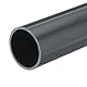QUARKZMAN PVC Rohr, Durchmesser 43.8mm Länge 0.33m Rund Kunststoffrohr für Garten, Aquarium, Wasserleitung, Kabelkanal, lüftungsrohr (Dunkelgrau)