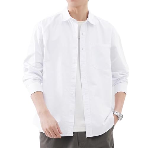 Chemise homme en coton japonais haut de gamme style casual chic