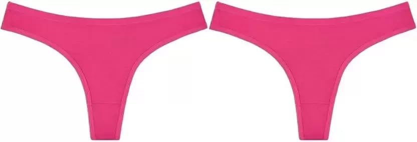 Pack of 2 Women Thong Multicolor Panty-image-36
