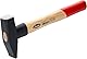ViGOR Schlosserhammer V2662-800 800g Hammerkopf, Hickoryholzgriff mit Gummi-Schlagschutz, Länge 350 mm, für kraftvolles und präzises Arbeiten