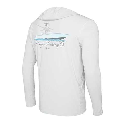 PELAGIC Apparel Men's Vaportek Goione Center Con Hooded Fishing Shirt