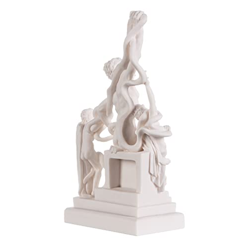 Estatua Laocoön y sus hijos con serpientes 29 cm miniatura 4
