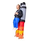 PTS Inflatable Costume Adult, Blow Up Jet Pack Costume for Halloween Inflatables Cosplay Party