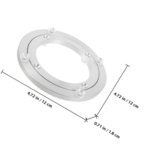 Cojinete de mesa giratorio resistente para base de plato en restaurantes 3