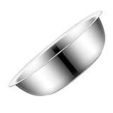 WEKADRIN Waschschüssel Dickwandige Haushalts Schüssel Große Multifunktionale Metallschüssel für Küche Gemüsewaschen Teigzubereitung Stapelbar und Robust