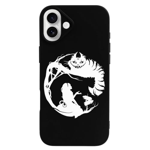 iPhone 16 Plus�p �P�[�X �s�v�c�̍��̃A���X �`�F�V���L �X�}�z�P�[�X �A�C�t�H��16 �p �P�[�X �l�C ������� ���� �L�����N�^�[