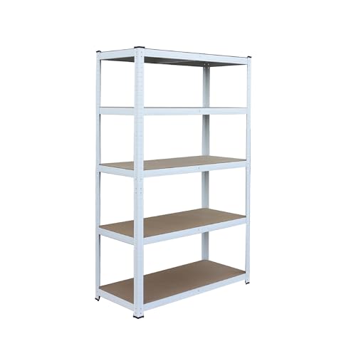 Relaxdays estantería Carga Pesada 5 Niveles