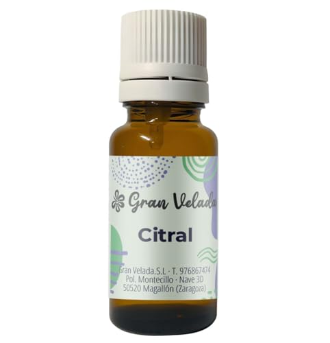 Citral Aroma de Limón 95%, Aromatizante Intenso y Refrescante para Cosmética Casera | Fragancia Cítrica para Cremas, Geles, Jabones y Más | Envuelve tus Creaciones con Frescura y Vitalicidad|50 ml