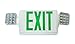 NICOR Lighting ECL1-10-UNV-WH-G2R LED Exit Signs, White,Green Letters