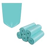 1.2 Gallon Biodegradable Trash Bags Small Trash Bags Unscented Garbage Bags Compostable Wastebasket Can Liners for Bathroom,Home, Office , Baby diaper(Emerald, 125 Count (Pack of 1))