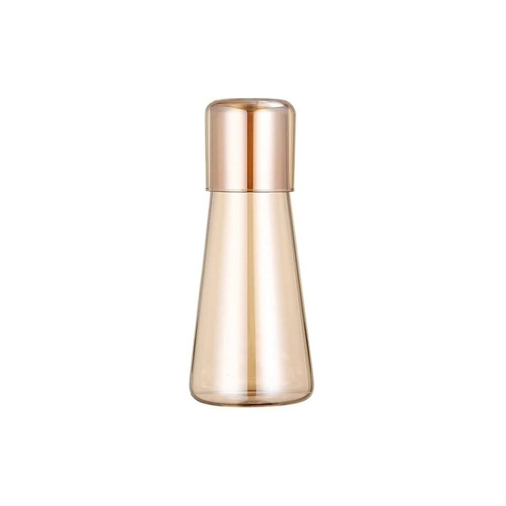 Jarras Agua Juego de tetera de vidrio de 850 ml, jarra de agua transparente con taza de vidrio for agua fría y caliente, tetera for la mesita de noche del hogar Jarra de Té Helado(Bruin)