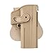 IMI Defense CZ Shadow 2 Gun Holster, Level 2 Safety Retention, trriger Guard Lock w 360 ROTO Paddle Polymer Holster fits P-09