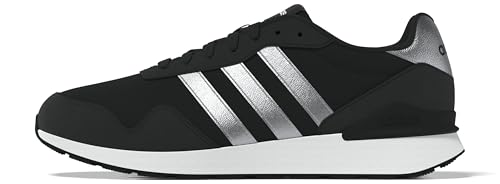 adidas Women's Run 60s 4.0 Shoes, Core Black/Silver Metallic/Cloud White, 9 UK - Image 8