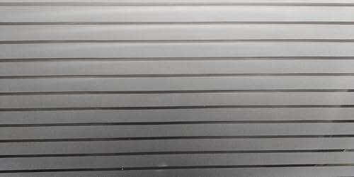 Image of ELTON Privacy Window Film Self Adhesive Decorative Film For Bathroom Door Window Heat Control Anti Uv 16 X 72 Inches (Straight Line) Vinyl, White